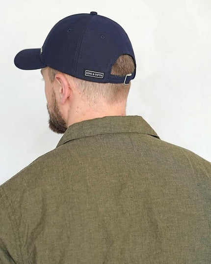 Fashion Baseball Hats for Men by King & Fifth | The Senna Baseball Cap with Low Profile & Menswear Fabric + Baseball Caps