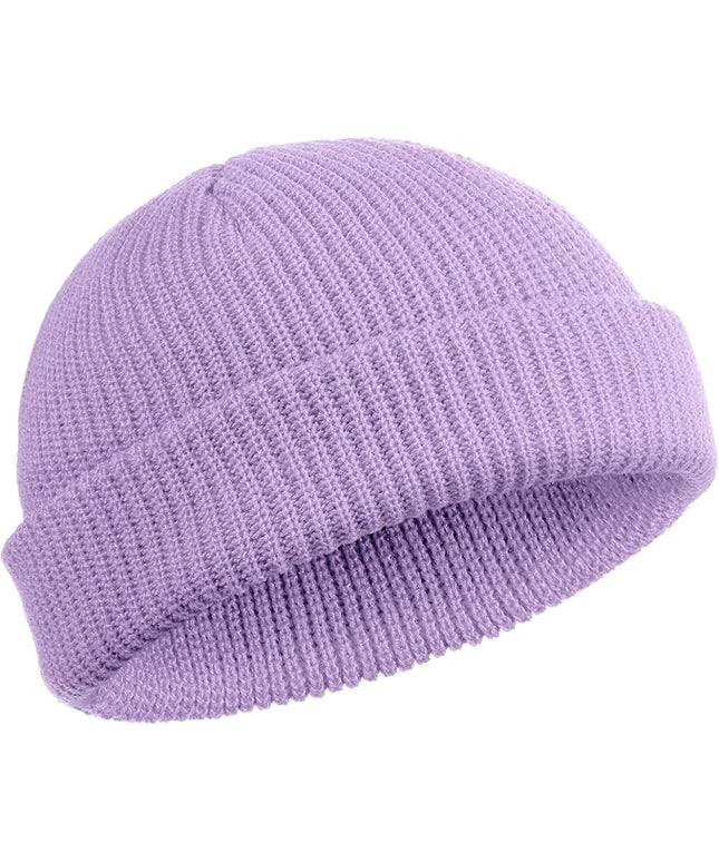SATINIOR Trawler Beanie Watch Hat Roll-up Edge Skullcap Fisherman Beanie for Women Men