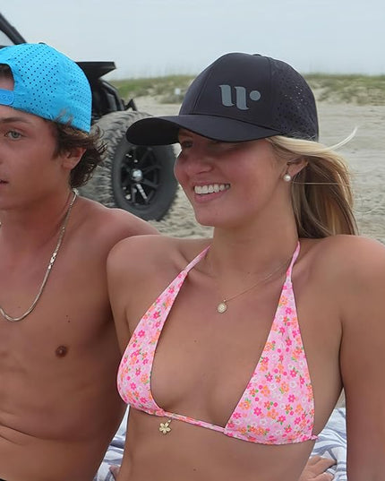 Beach Trucker Hats for Men | Women | Boys Girls Snapback Caps for Surfing Lightweight, Breathable | Curved Brim
