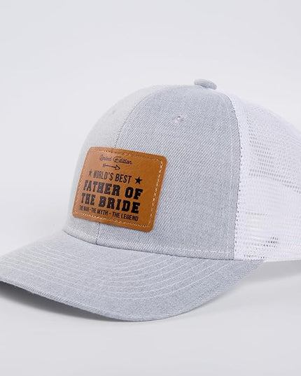 VIOZOFA Men's Hat Gifts - Men Cap Gifts for Christmas Father's Day Birthday Trucker Hat Leather Pattern Baseball Cap