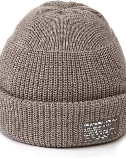 UNDERCONTROL Winter Trawler Fisherman Beanie Men Women Unisex Stylish Plain Docker Skull Hat Roll up Watch Cap Color Pack