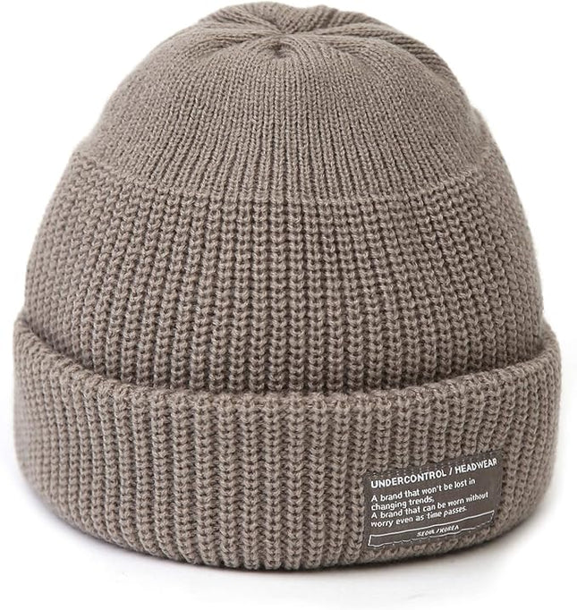 UNDERCONTROL Winter Trawler Fisherman Beanie Men Women Unisex Stylish Plain Docker Skull Hat Roll up Watch Cap Color Pack