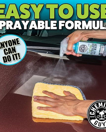 Chemical Guys Swift Wipe Sprayable Waterless Car Wash Spray - Spray and Wipe to Safely Clean and Shine Cars, Trucks, Motorcycles, RV & More, High Lubrication Formula, 16 oz