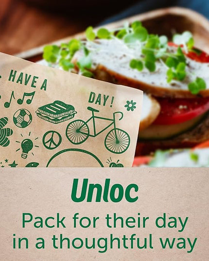 Ziploc Paper Sandwich and Snack Bags, Recyclable & Sealable with Fun Designs, 150 Bags Total