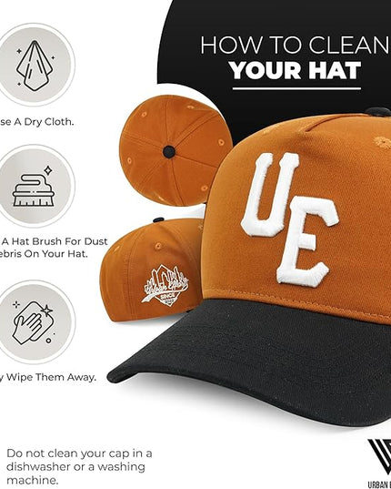 Urban Effort Vintage Trucker hat - for Men Women Baseball Hat - Trendy Sports Snapback Closure for Your Style & Outdoors