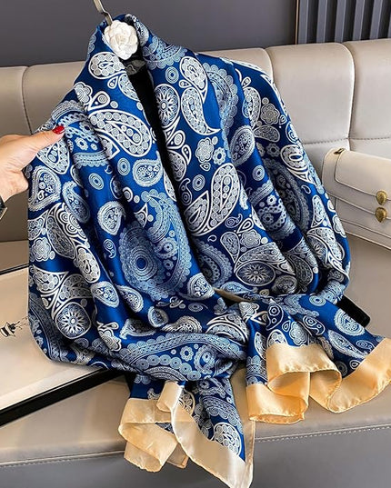 Silk Scarf Mulberry Silk Fashion Scarves Long Lightweight Shawl Wrap …