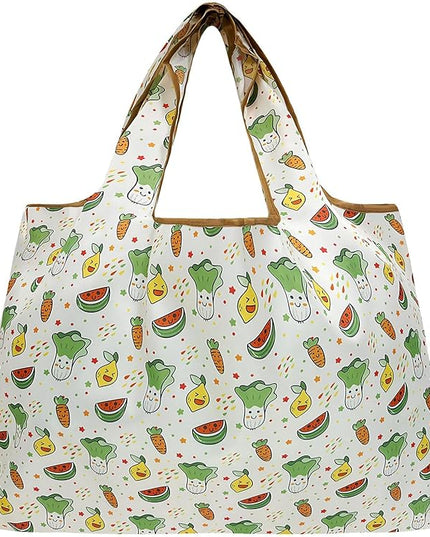 allydrew Large Foldable Tote Nylon Reusable Grocery Bags
