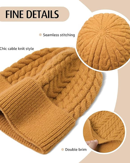 HiRui Knit Beanie Hats for Men Women Winter Hats Skull Caps Warm Classic Slouchy