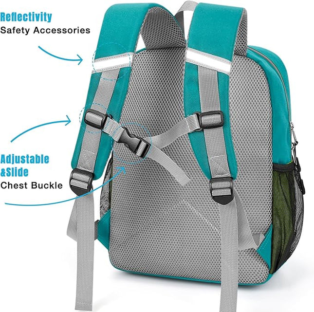 STEAMEDBUN Toddler Backpack Boy 2-4, Kids Backpack Boys, Preschool Daycare Travel Small- 12inch