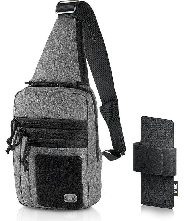 M-Tac CCW Sling Bag for Men & Women - EDC Shoulder Bag Tactical - Crossbody Concealed Carry Bag - Mens Chest Pack