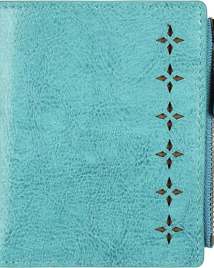 Lavemi Ultra Thin Small Compact Leather Womens Girls Wallets RFID Blocking Credit Card Holder for Women