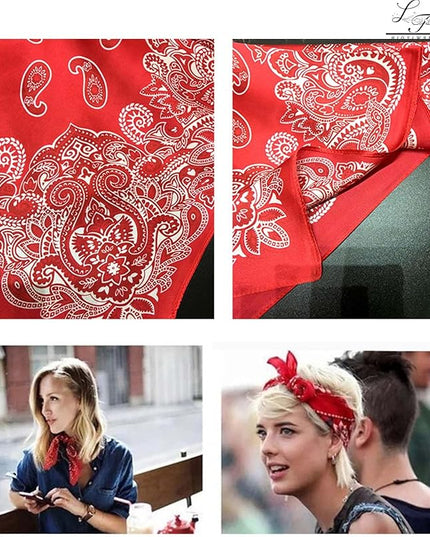 Satin Bandanas Head Scarf For Women Hair Scarves Accessories Lightweight Fashion Wrap Neck Silk Sleeping Headscarf