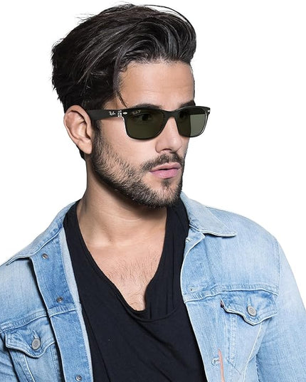 Ray-Ban RB2132 New Wayfarer Polarized Square Sunglasses