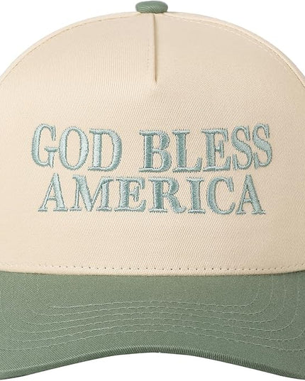 MIRMARU Two-Tone Vintage Canvas Trucker Hats for Men & Women, Adjustable Size Baseball Caps with Trendy Embroidered Design