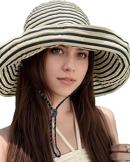 Sun Hat for Men Women UPF 50+ Fishing Hats Waterproof Wide Brim Boonie Bucket Hat for Safari Beach Hiking Garden