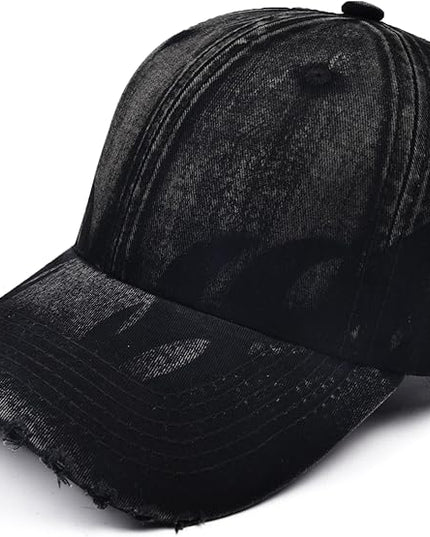 Vintage Baseball Cap, Washed Cotton Trucker Hat for Men & Women, Adjustable Size for Universal Activities