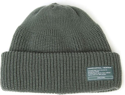 UNDERCONTROL Winter Trawler Fisherman Beanie Men Women Unisex Stylish Plain Docker Skull Hat Roll up Watch Cap Color Pack