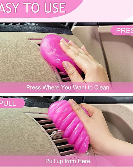 Car Cleaning Gel Car Cleaning Putty Car Putty Car Interior Cleaner Car Slime Car Detailing Kit Car Accessories Gifts for Men Women Stocking Stuffers