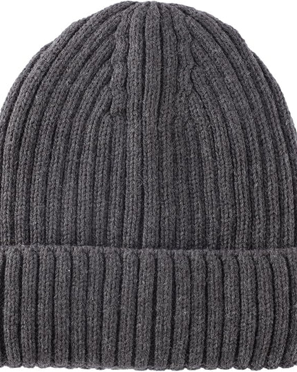 Connectyle Fleece Lined Cuffed Beanie Hat for Men Women Knitted Winter Wool Beanies Skull Cap Warm Watch Hat