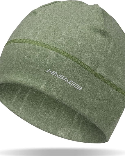 Skull Caps Beanies for Men & Women, Elastic Thermal Running Hat, Windproof Cycling Cap Helmet Liner Soft Beanie Hat