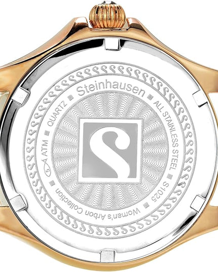 Steinhausen Arbon Collection Stainless Steel Silicone Interchangable Band Women's Watch