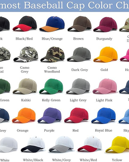 Utmost Structured Baseball Cap with Adjustable Closure - Performance Hat for Outdoor Activities
