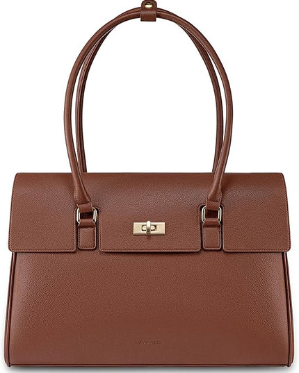 LOVEVOOK Laptop Bag for Women Work Tote Messenger Bag Waterproof Business Office Professional Handbag Shoulder Bag