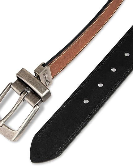 Columbia Men's 2-in-1 Reversible Casual Leather Belt for Versatile Everyday Style