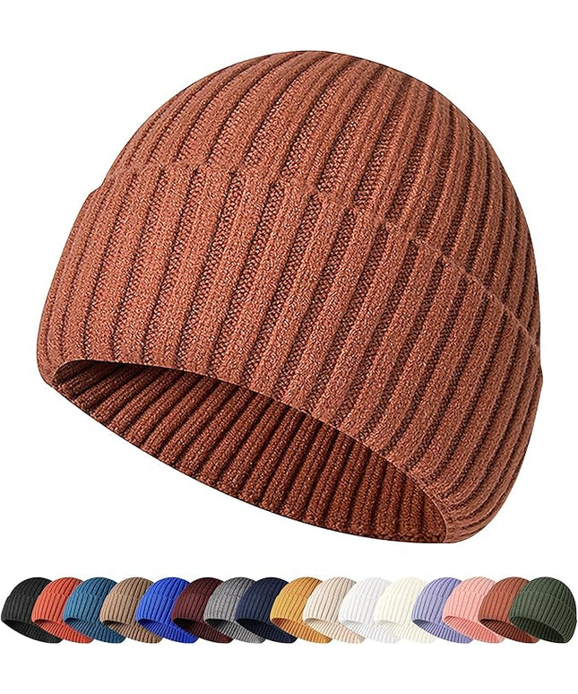 HiRui Knit Beanie for Men Women Kids, Winter Hats Warm Classic Daily Skull Caps