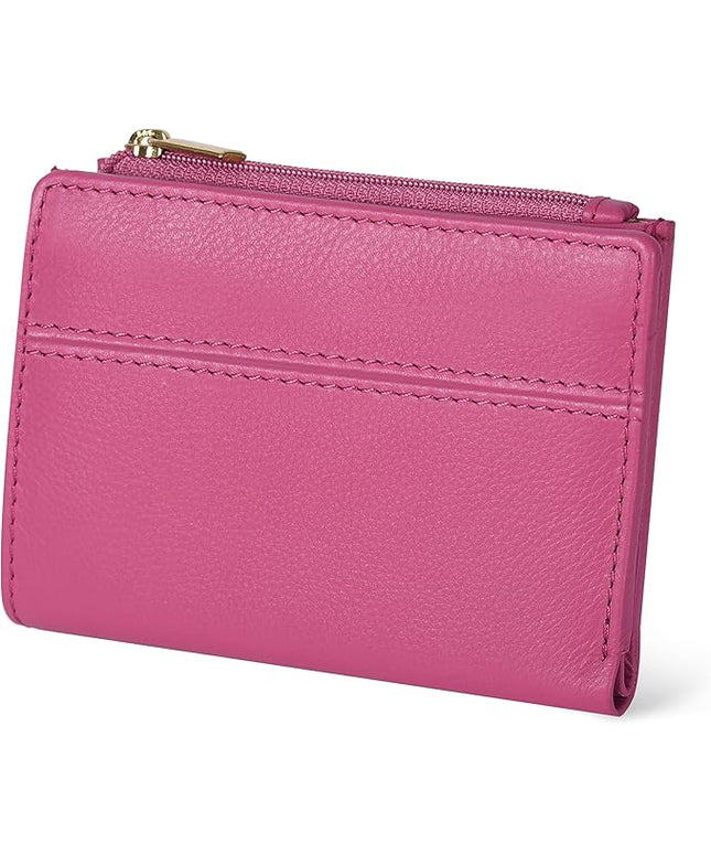Oak Leathers Wallet For Women Full Grain Leather - Small RFID Coin Purse Credit Card & ID Holder for Ladies,Bifold Wallets for Teenager | Small, RFID, Coin Purse, for Ladies, for Teenager