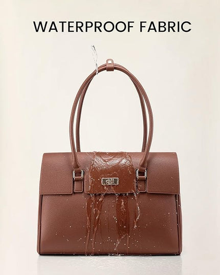 LOVEVOOK Laptop Bag for Women Work Tote Messenger Bag Waterproof Business Office Professional Handbag Shoulder Bag