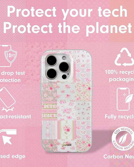 Sonix Case for iPhone 16 Pro | Compatible with MagSafe | 10ft Drop Tested | Patchwork Cottage