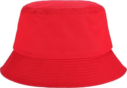 Umeepar Unisex Cotton Packable Bucket Hat Sun Hat Plain Colors for Men Women