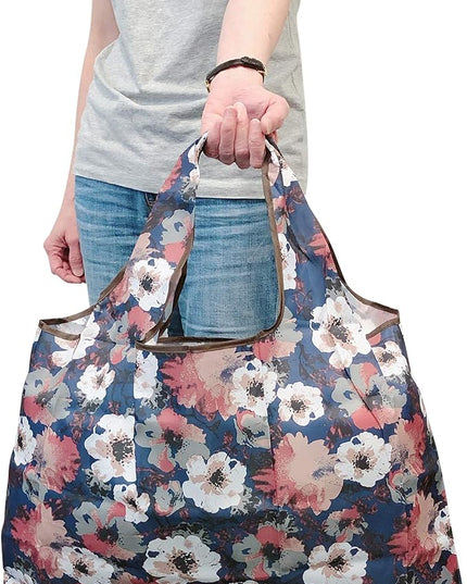 allydrew Large Foldable Tote Nylon Reusable Grocery Bags