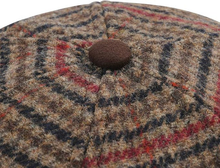 BOTVELA Wool Baseball Cap for Men Adjustable Unstructured Tweed Hat