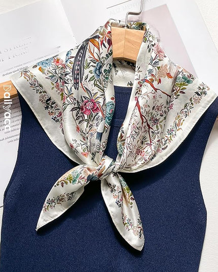 Dailyacc Hair Bandanas Scarf For Women Lightweight Fashion Neck Silk Satin Head Scarves For Sleeping Handbags Scarf