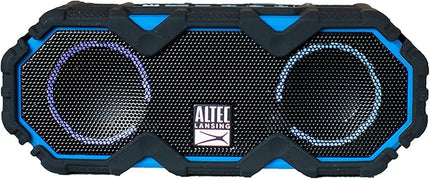 Altec Lansing LifeJacket Mini - Waterproof Bluetooth Speaker with Lights, Portable Wireless Speaker for Pool, Beach, Hiking, Sports, Camping, 16 Hour Playtime, Floats in Water