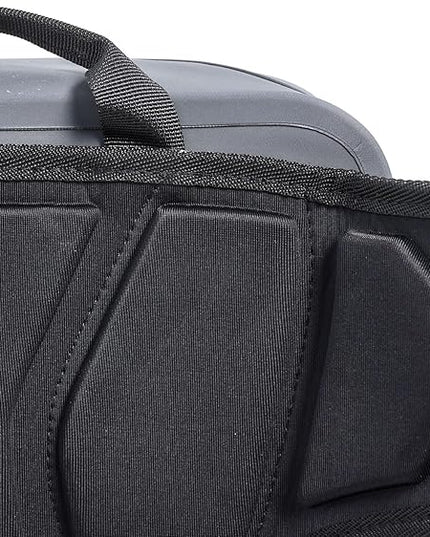 Xelfly Waterproof Fishing Waist Bag with Rod Holder, Padded Waist Straps & Gear Loops - Submersible Zipper, Rugged Top Handle, Adjustable Attachments (Gray)