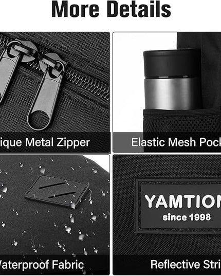 YAMTION School Backpack 3PCS Sets for Teens Lightweight Bookbag with Lunch Bag Pencil Case for Middle School High School College