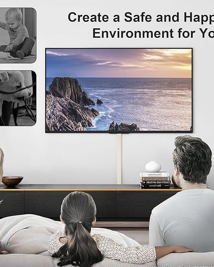 39in Cord Covers for Wires on Wall, YCLYC Wall Cord Cover, Large TV Cable Hider Wall Kit, Beige TV Cord Hider for Wall Mounted TV, Electrical Cable Raceway Cord Organizer, 3 X L13in W1.2 H0.7