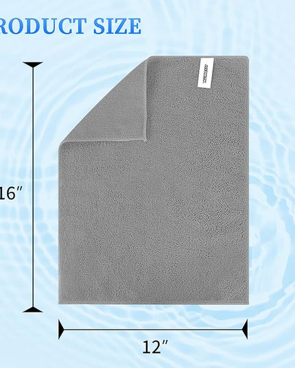 FIXSMITH Shop Towels-200 Pack, Multi-Functional Shop Rags, 12 x 16 in Microfiber Cleaning Cloth, Highly Absorbent Cleaning Rags, Cleaning Towels for Car Kitchen Home Office