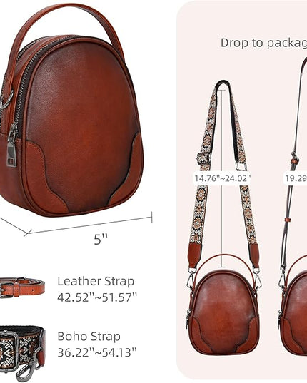 Iswee Small Crossbody Bags for Women Travel Leather Shoulder Bag Mini Purses and Handbags Designer Satchel Ladies Hand Bag