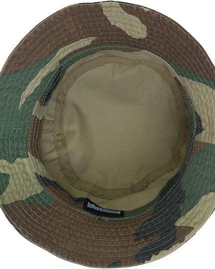 Falari Men Women Unisex Cotton Bucket Hat 100% Cotton Packable for Travel Fishing Hunting Summer Camp