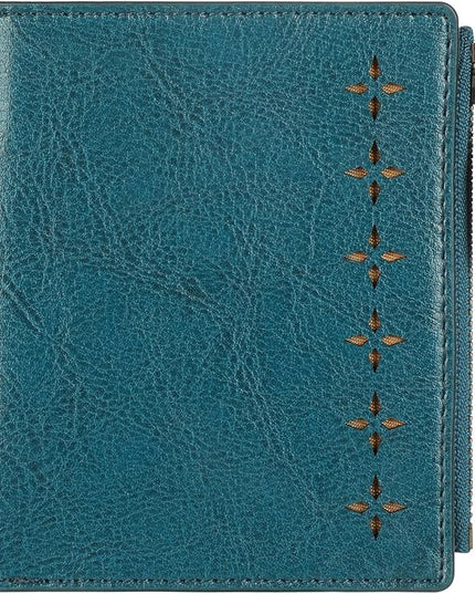 Lavemi Ultra Thin Small Compact Leather Womens Girls Wallets RFID Blocking Credit Card Holder for Women