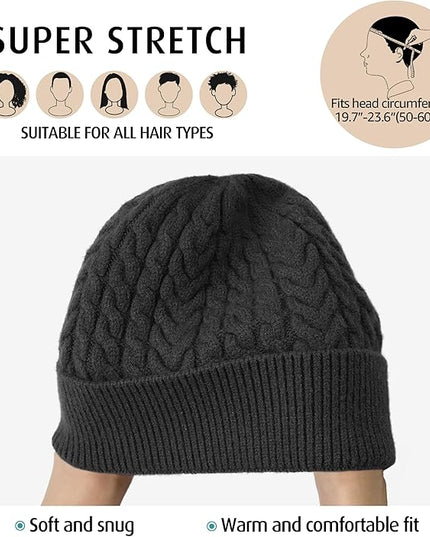HiRui Knit Beanie Hats for Men Women Winter Hats Skull Caps Warm Classic Slouchy
