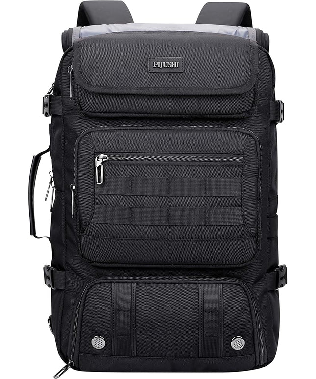 PIJUSHI Travel Backpack for Women Carry on Luggage Backpack Airline Approved Duffle Bag Rucksack with Shoe Compartment(PE048 Black)
