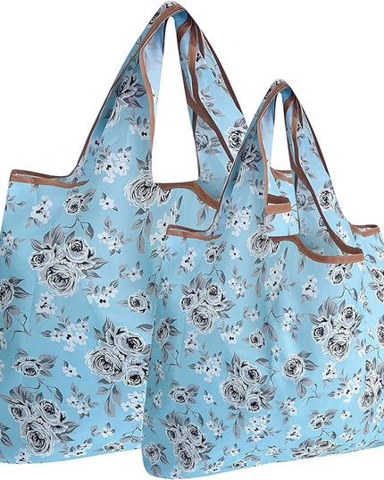 allydrew Large Foldable Tote Nylon Reusable Grocery Bags