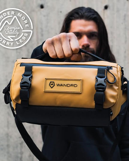 WANDRD ROGUE V1 6L Sling: Compact Camera Sling and Crossbody Bag with Fast Access, 3-Way Carry– Lightweight Everyday Bag Great for Travel, Photography, and Daily Use (Dallol Yellow)