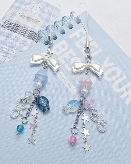 Cute Y2K Phone Charm Aesthetic Phone Charms Accessories Cute PhoneLanyard String for Bag Purse Backpack Airpods Pendants Decor