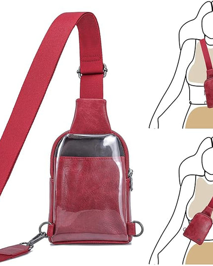 INICAT Sling Bag for Women Touchscreen Small Crossbody Cell Phone Purse Fanny Pack